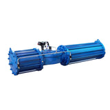 Fork type pneumatic actuator