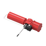 Fork type pneumatic actuator