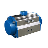Rack and pinion type pneumatic actuator