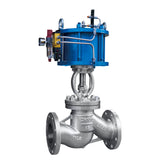 Pneumatic globe valve